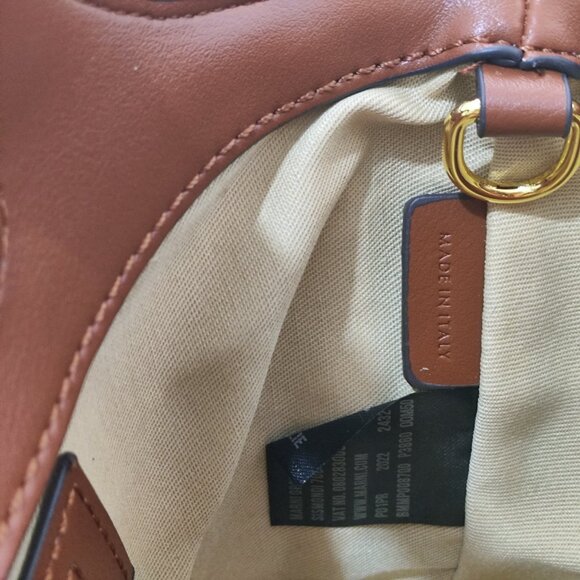 Marni Tropicalia Mini Tote Bag in Brown Leather & Woven Raffia - Picture 11 of 14